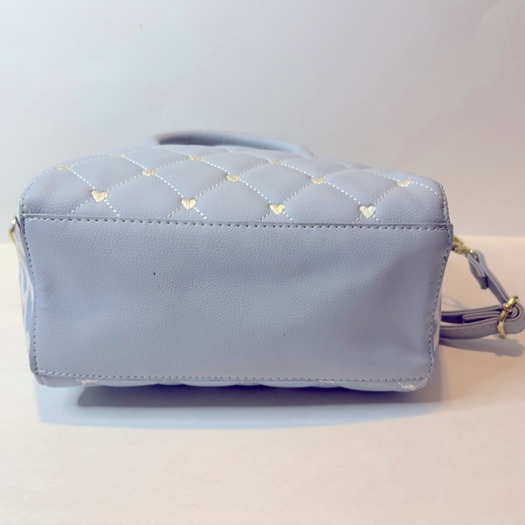 Betsey Johnson Pastel Blue Quilted Crossbody Bag - Picture 6 of 10
